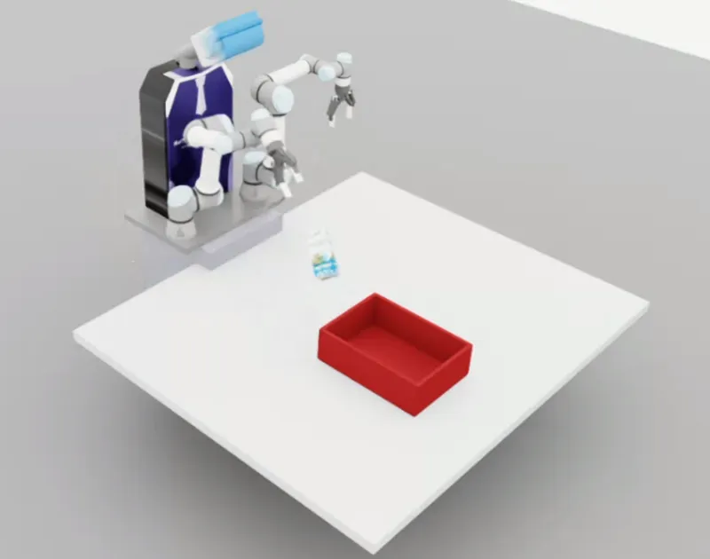 Throwing environment, arm holding the drink